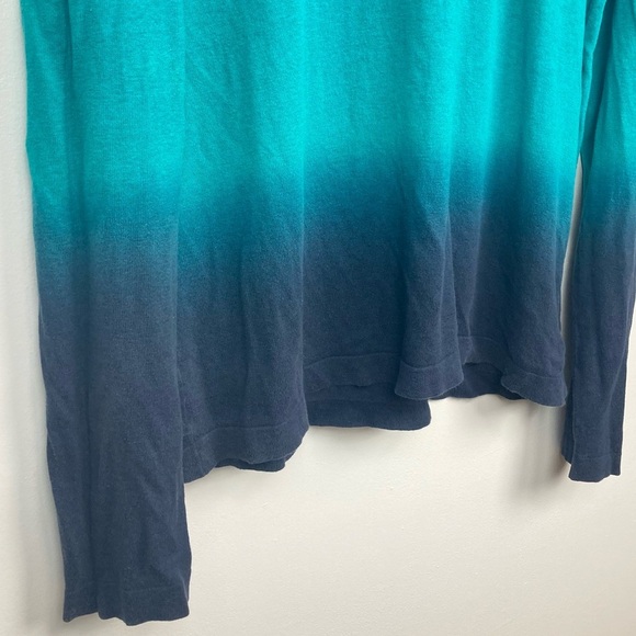 MICHAEL KORS Linen/Cotton Blend Ombré Lightweight Hoodie/Hooded Sweatshirt - XL - Picture 8 of 10